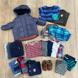 Carters and OshKosh Boys 12m Fall/Winter Lot